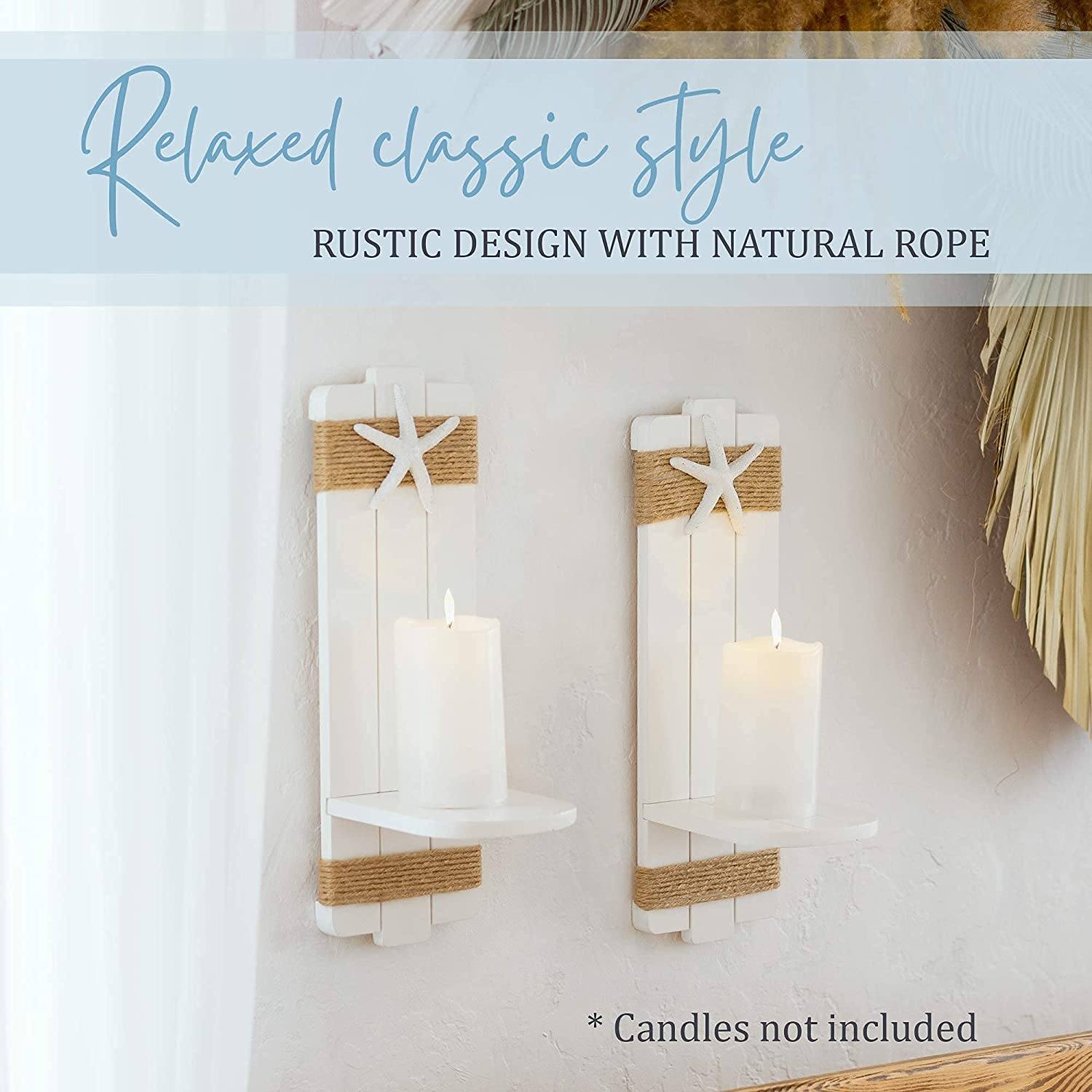 Starfish Candle Sconces TIDE AND TALES